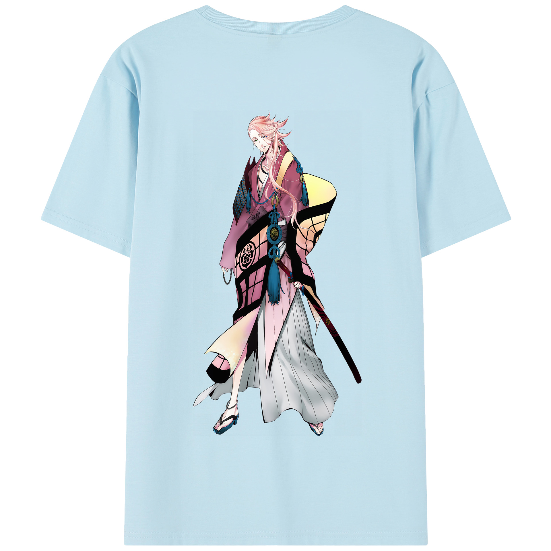 （画像用） 刀剣乱舞 Touken Ranbu 綿100％半袖Tシャツ（背面プリント）